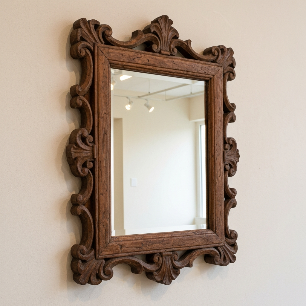 Handmade artisan mirror - trend 2026